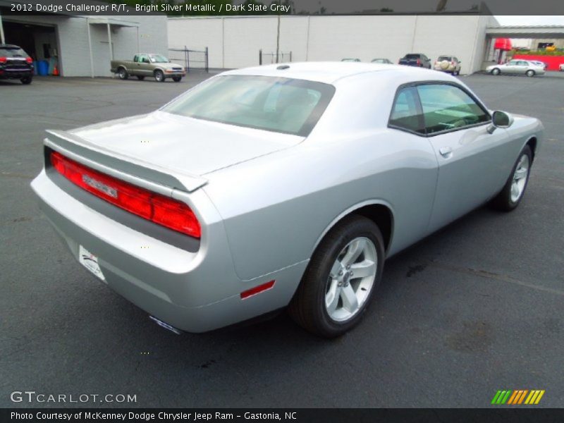 Bright Silver Metallic / Dark Slate Gray 2012 Dodge Challenger R/T