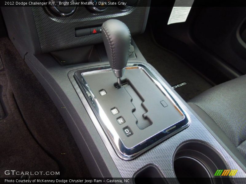 Bright Silver Metallic / Dark Slate Gray 2012 Dodge Challenger R/T