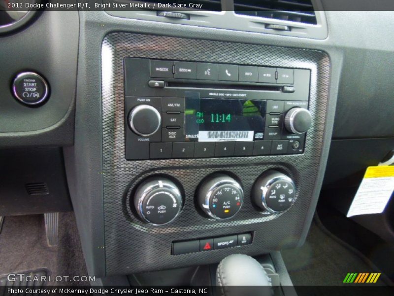 Bright Silver Metallic / Dark Slate Gray 2012 Dodge Challenger R/T