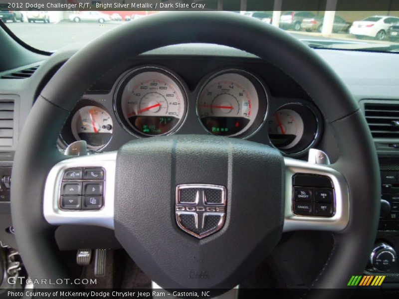 Bright Silver Metallic / Dark Slate Gray 2012 Dodge Challenger R/T