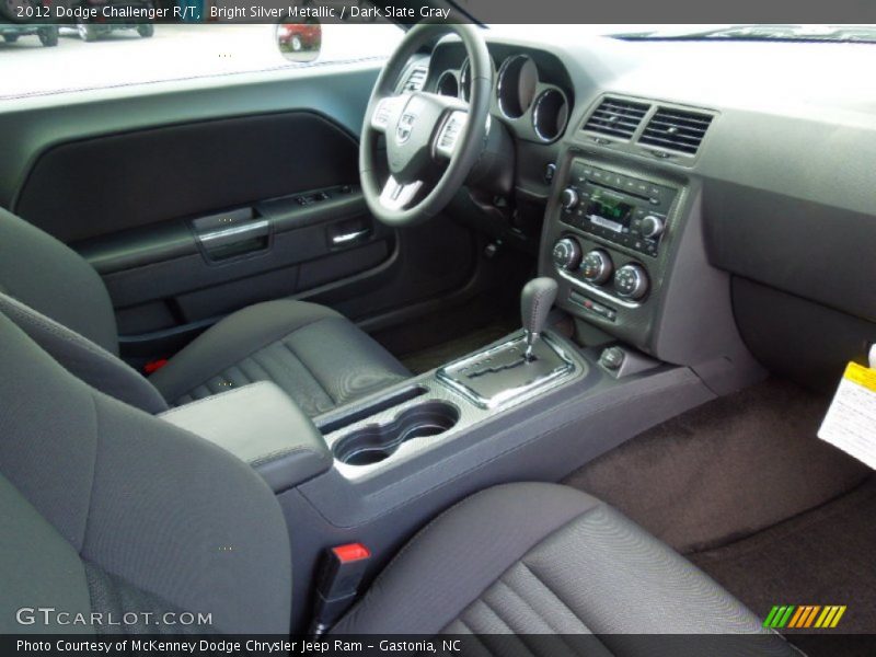 Bright Silver Metallic / Dark Slate Gray 2012 Dodge Challenger R/T