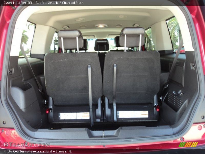 Redfire Metallic / Charcoal Black 2009 Ford Flex SEL