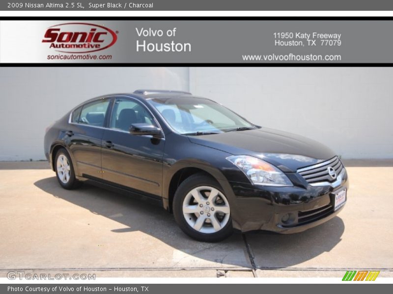Super Black / Charcoal 2009 Nissan Altima 2.5 SL