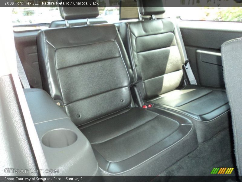 Redfire Metallic / Charcoal Black 2009 Ford Flex SEL