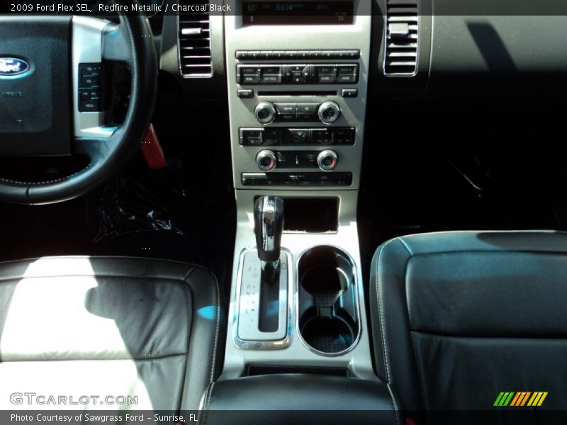 Redfire Metallic / Charcoal Black 2009 Ford Flex SEL