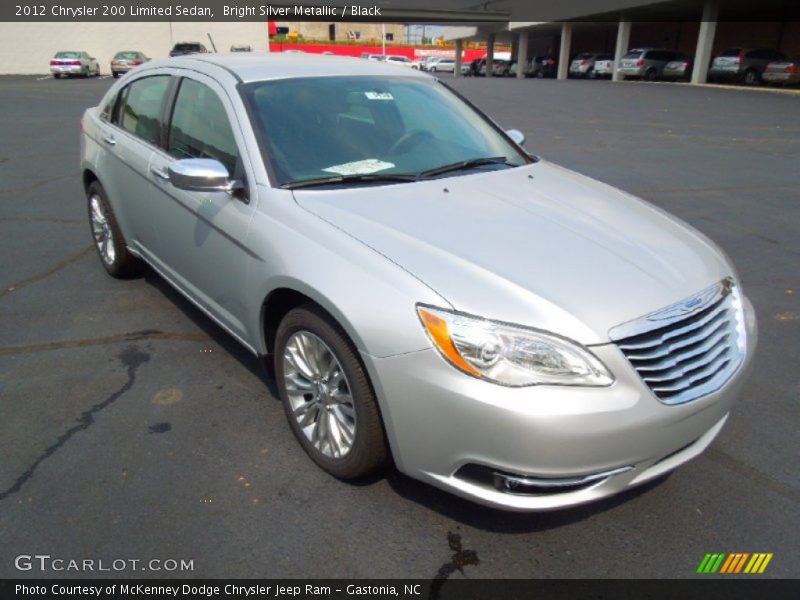Bright Silver Metallic / Black 2012 Chrysler 200 Limited Sedan