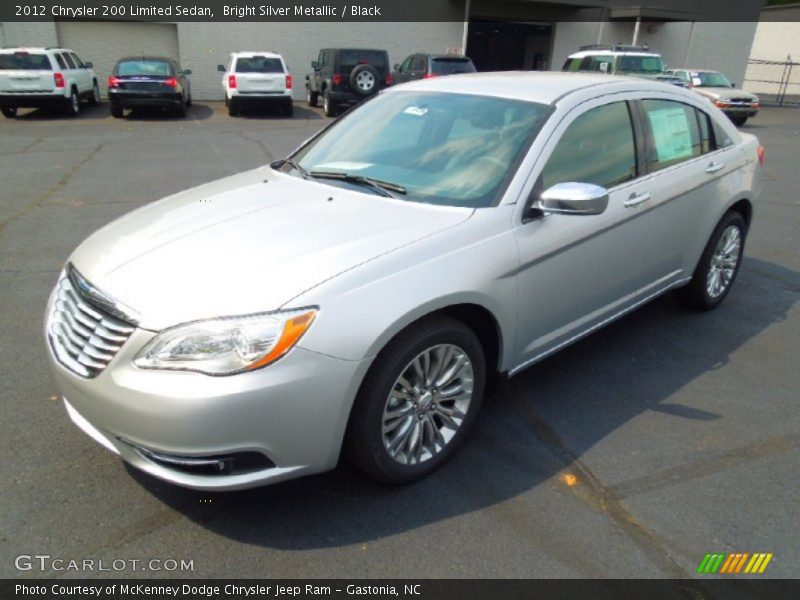 Bright Silver Metallic / Black 2012 Chrysler 200 Limited Sedan