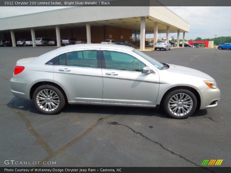 Bright Silver Metallic / Black 2012 Chrysler 200 Limited Sedan