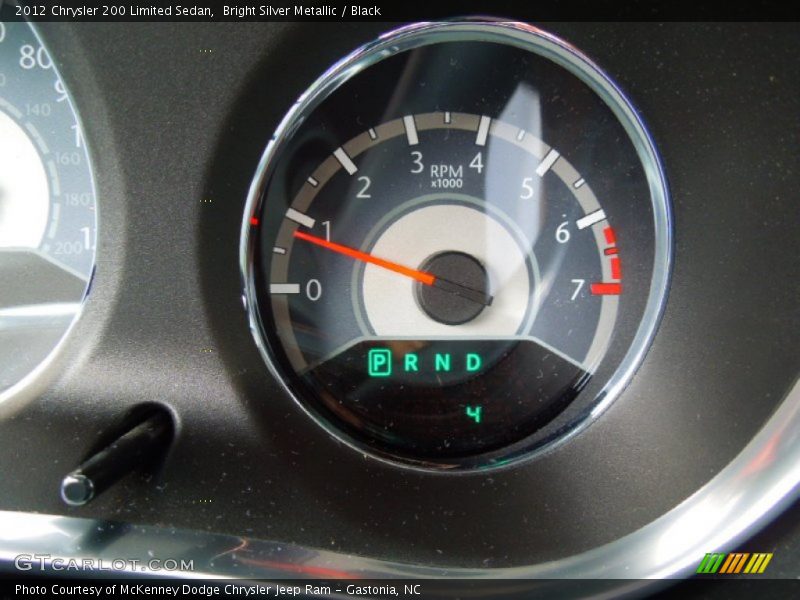 Bright Silver Metallic / Black 2012 Chrysler 200 Limited Sedan