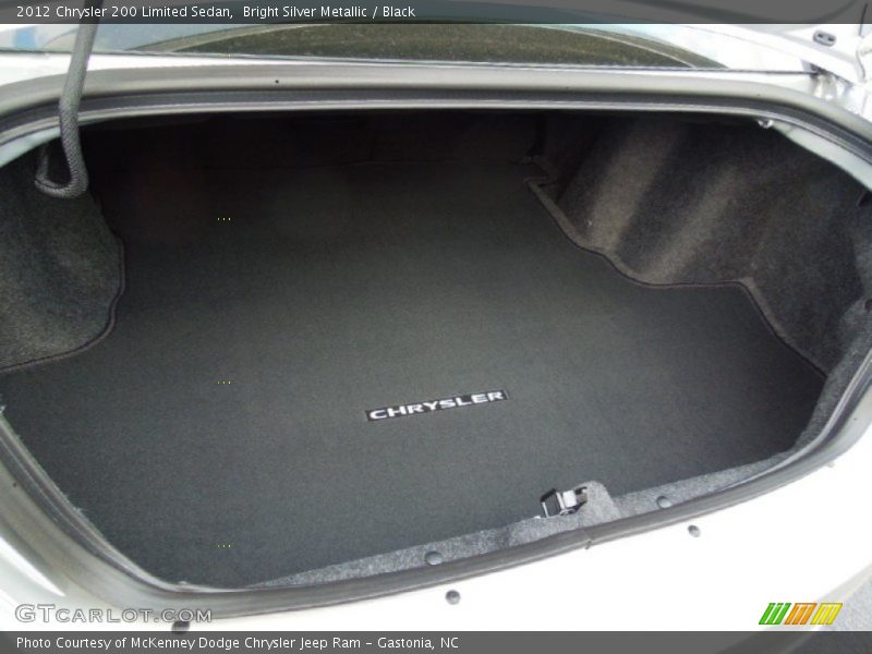 Bright Silver Metallic / Black 2012 Chrysler 200 Limited Sedan