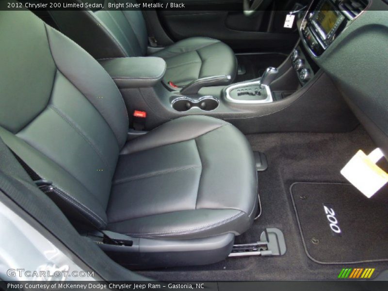 Bright Silver Metallic / Black 2012 Chrysler 200 Limited Sedan
