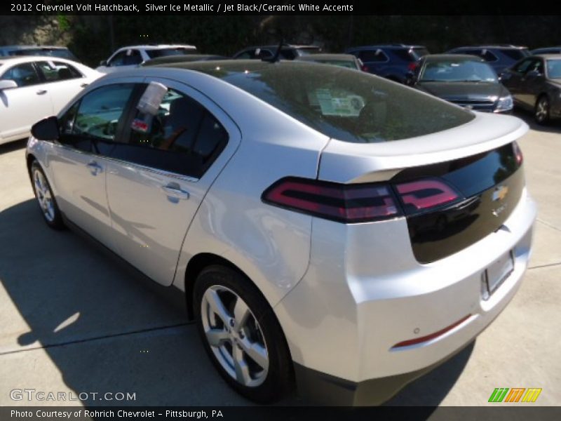Silver Ice Metallic / Jet Black/Ceramic White Accents 2012 Chevrolet Volt Hatchback