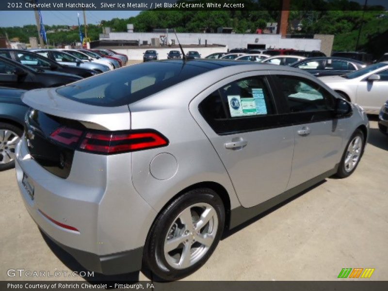 Silver Ice Metallic / Jet Black/Ceramic White Accents 2012 Chevrolet Volt Hatchback