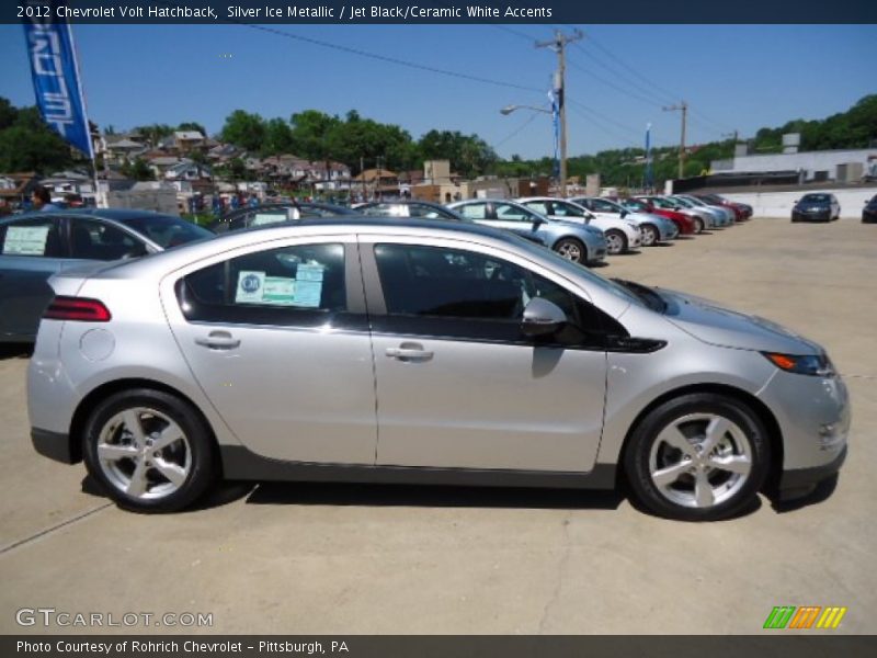 Silver Ice Metallic / Jet Black/Ceramic White Accents 2012 Chevrolet Volt Hatchback