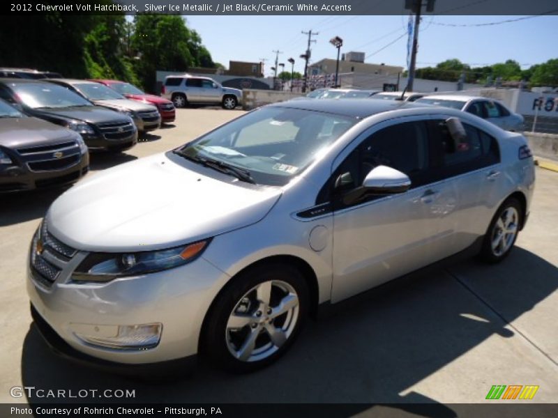 Silver Ice Metallic / Jet Black/Ceramic White Accents 2012 Chevrolet Volt Hatchback