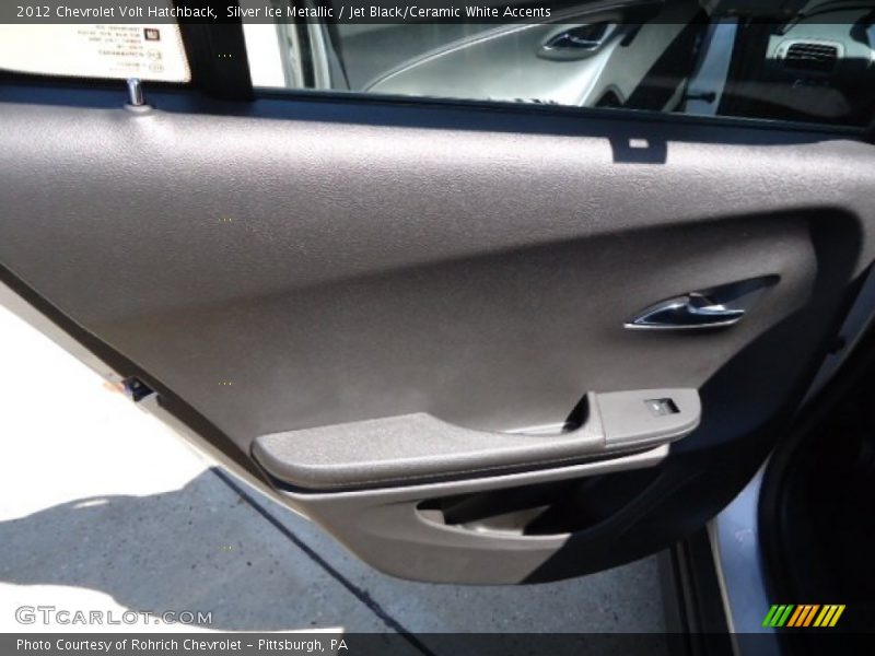 Silver Ice Metallic / Jet Black/Ceramic White Accents 2012 Chevrolet Volt Hatchback