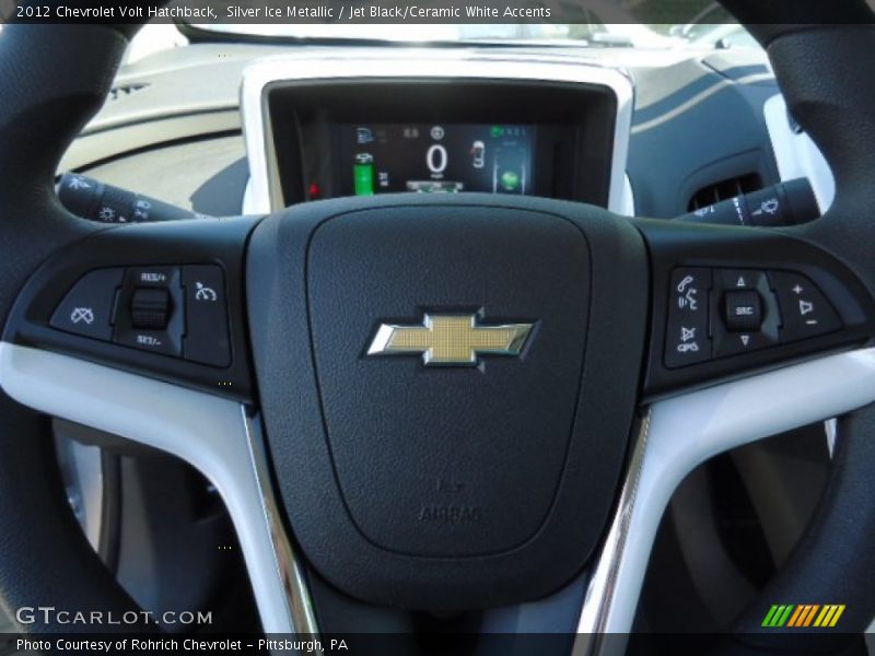 Silver Ice Metallic / Jet Black/Ceramic White Accents 2012 Chevrolet Volt Hatchback