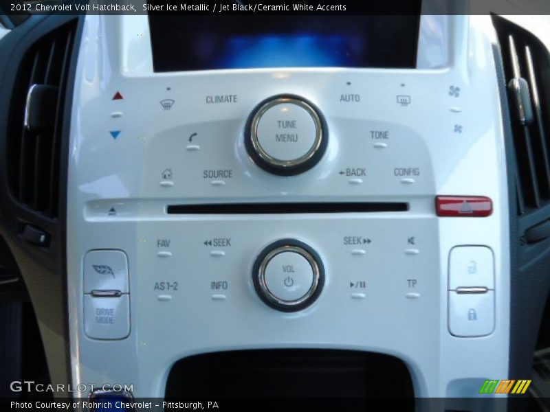 Silver Ice Metallic / Jet Black/Ceramic White Accents 2012 Chevrolet Volt Hatchback
