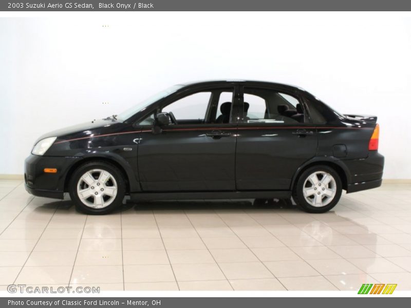 Black Onyx / Black 2003 Suzuki Aerio GS Sedan