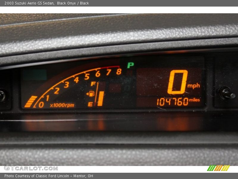 Black Onyx / Black 2003 Suzuki Aerio GS Sedan