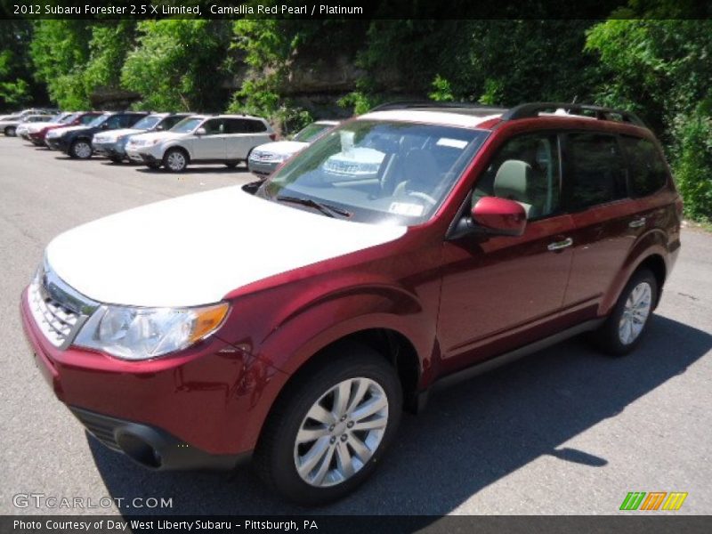 Camellia Red Pearl / Platinum 2012 Subaru Forester 2.5 X Limited