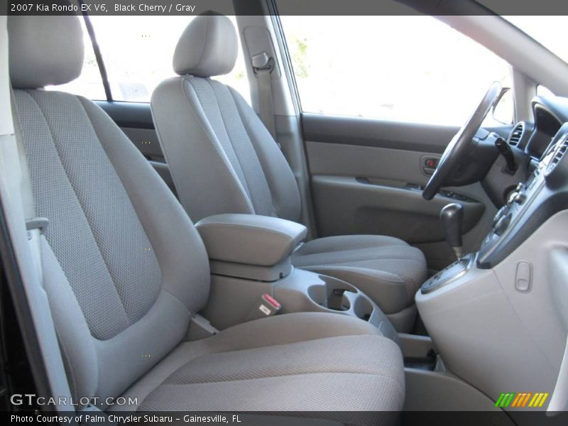 Black Cherry / Gray 2007 Kia Rondo EX V6