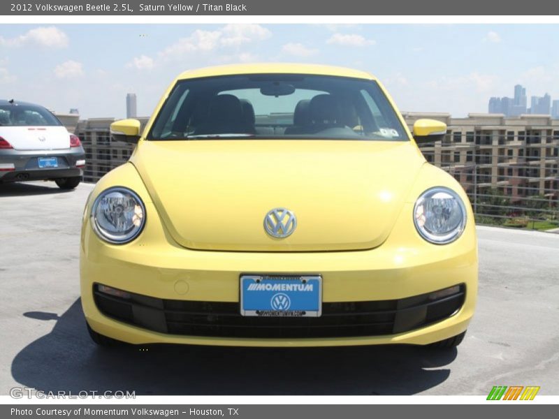 Saturn Yellow / Titan Black 2012 Volkswagen Beetle 2.5L