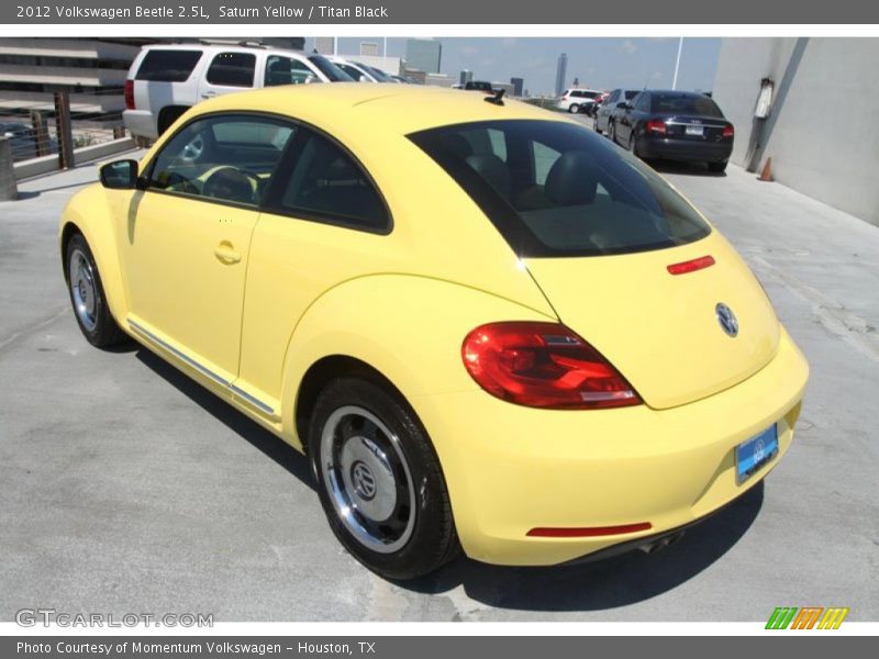 Saturn Yellow / Titan Black 2012 Volkswagen Beetle 2.5L