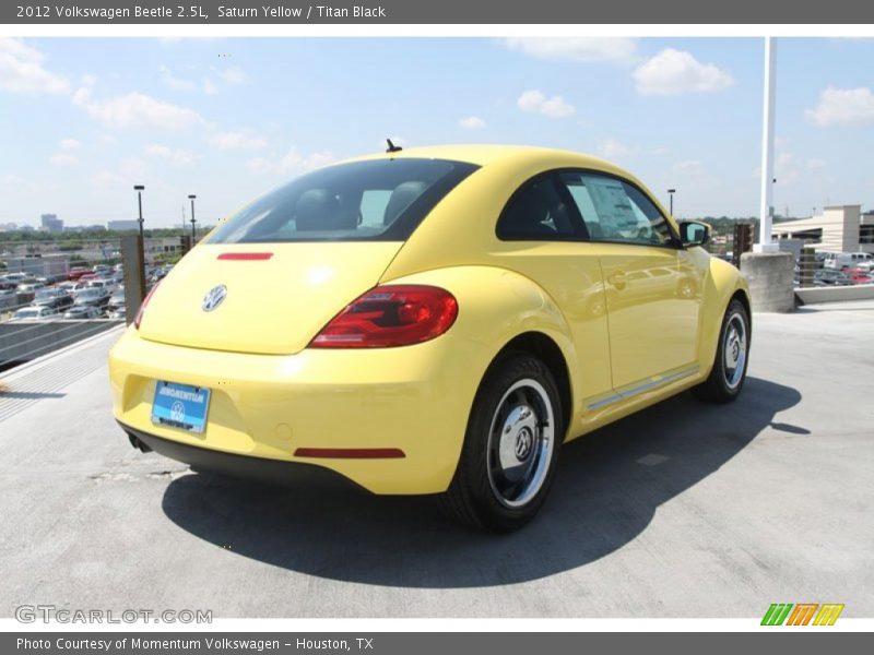 Saturn Yellow / Titan Black 2012 Volkswagen Beetle 2.5L