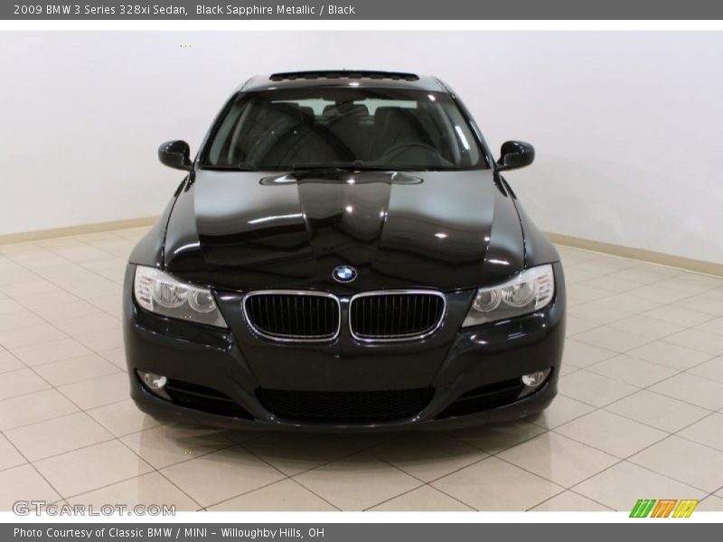 Black Sapphire Metallic / Black 2009 BMW 3 Series 328xi Sedan