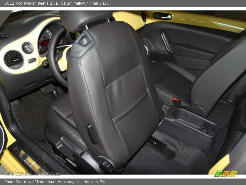 Saturn Yellow / Titan Black 2012 Volkswagen Beetle 2.5L