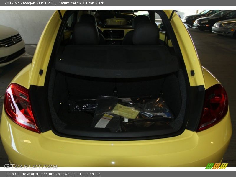 Saturn Yellow / Titan Black 2012 Volkswagen Beetle 2.5L