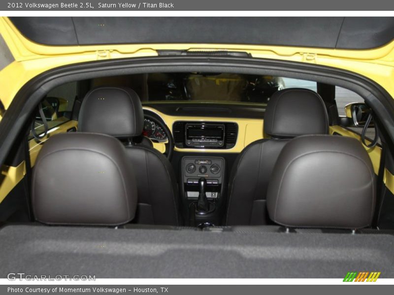 Saturn Yellow / Titan Black 2012 Volkswagen Beetle 2.5L