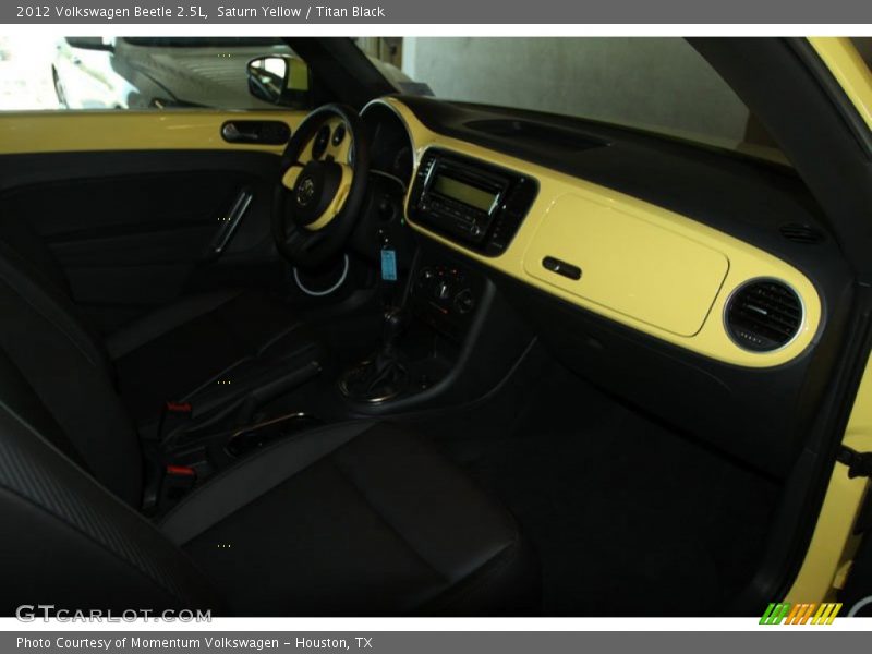Saturn Yellow / Titan Black 2012 Volkswagen Beetle 2.5L