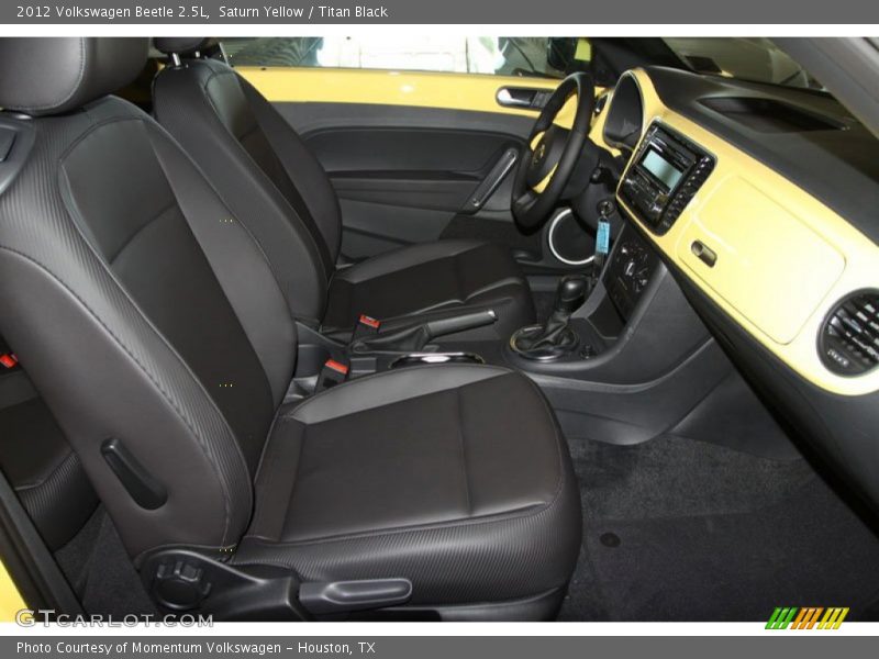 Saturn Yellow / Titan Black 2012 Volkswagen Beetle 2.5L
