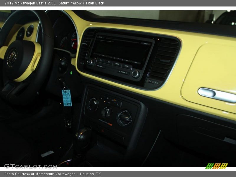Saturn Yellow / Titan Black 2012 Volkswagen Beetle 2.5L