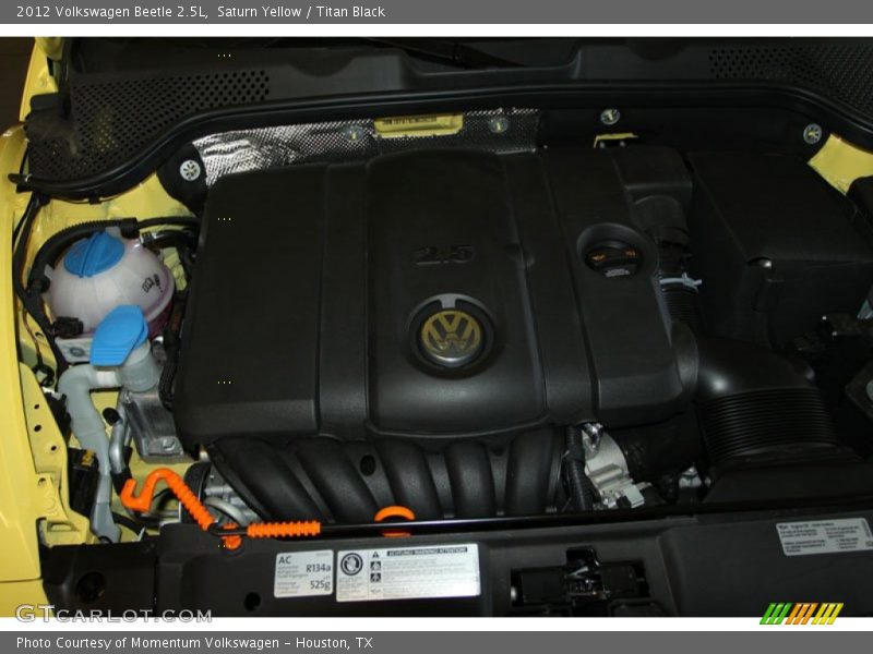 Saturn Yellow / Titan Black 2012 Volkswagen Beetle 2.5L