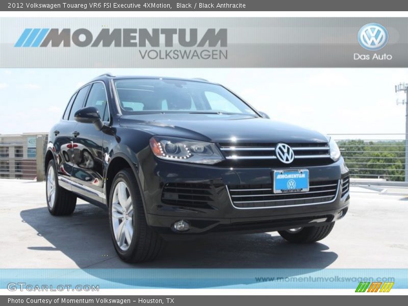 Black / Black Anthracite 2012 Volkswagen Touareg VR6 FSI Executive 4XMotion