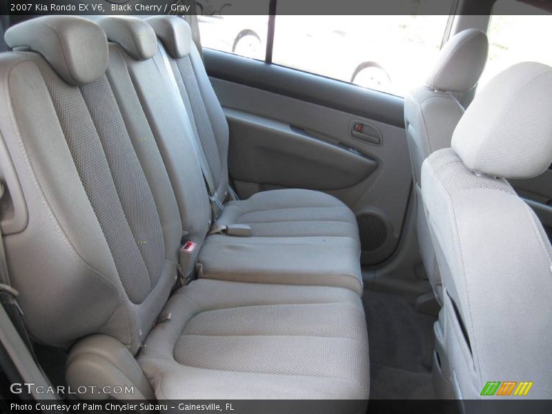 Black Cherry / Gray 2007 Kia Rondo EX V6