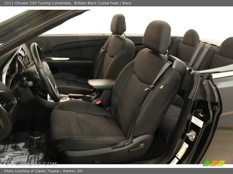  2011 200 Touring Convertible Black Interior