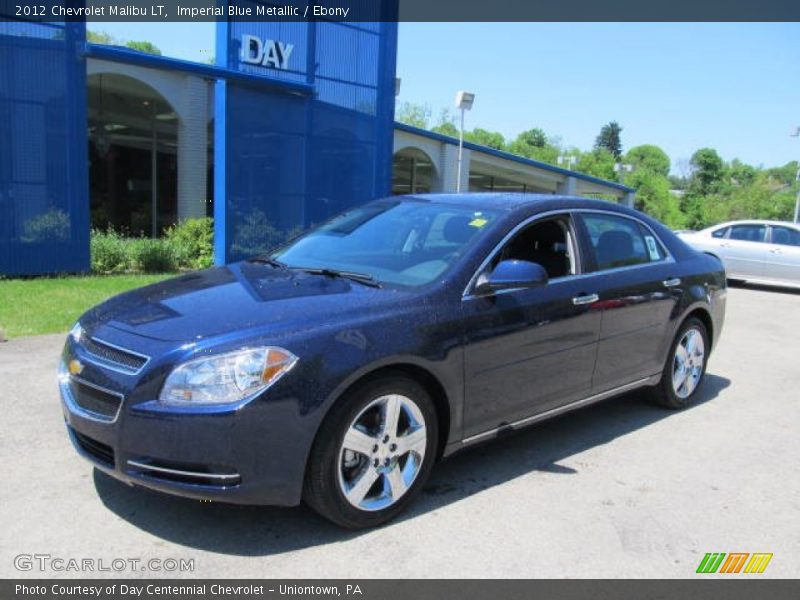 Imperial Blue Metallic / Ebony 2012 Chevrolet Malibu LT