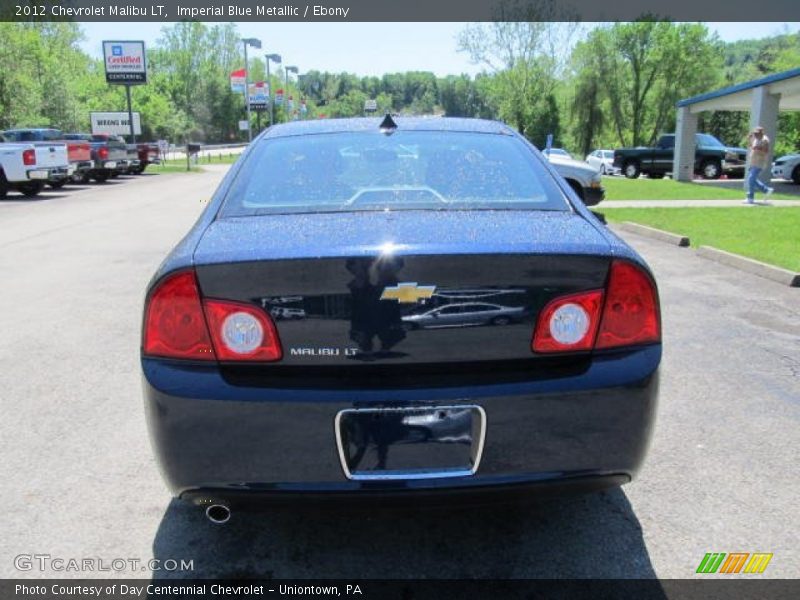 Imperial Blue Metallic / Ebony 2012 Chevrolet Malibu LT