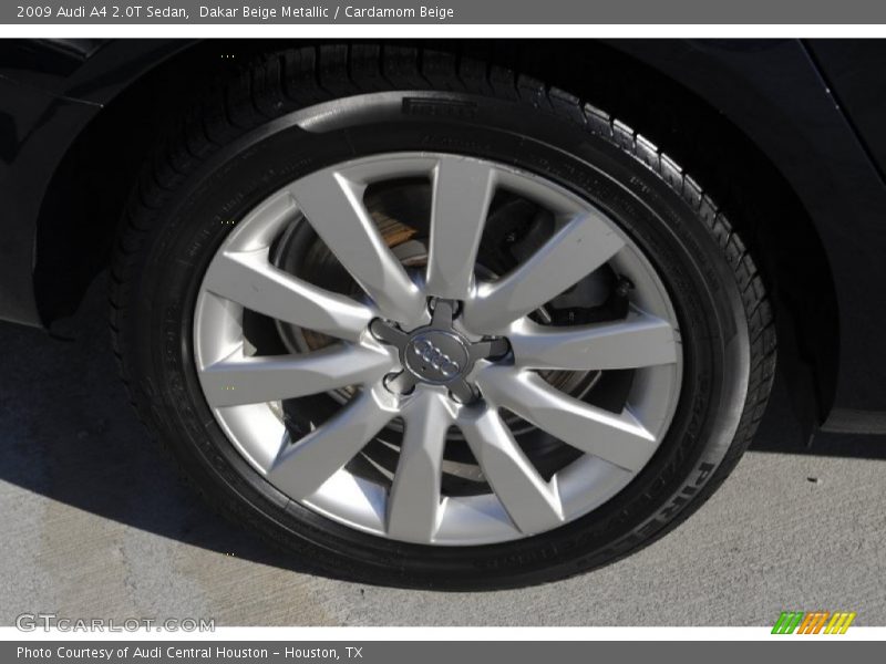Dakar Beige Metallic / Cardamom Beige 2009 Audi A4 2.0T Sedan