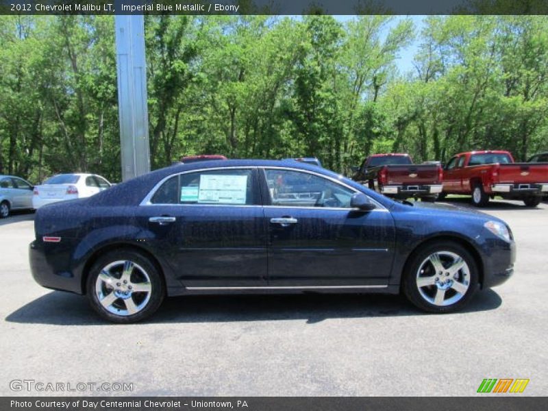 Imperial Blue Metallic / Ebony 2012 Chevrolet Malibu LT