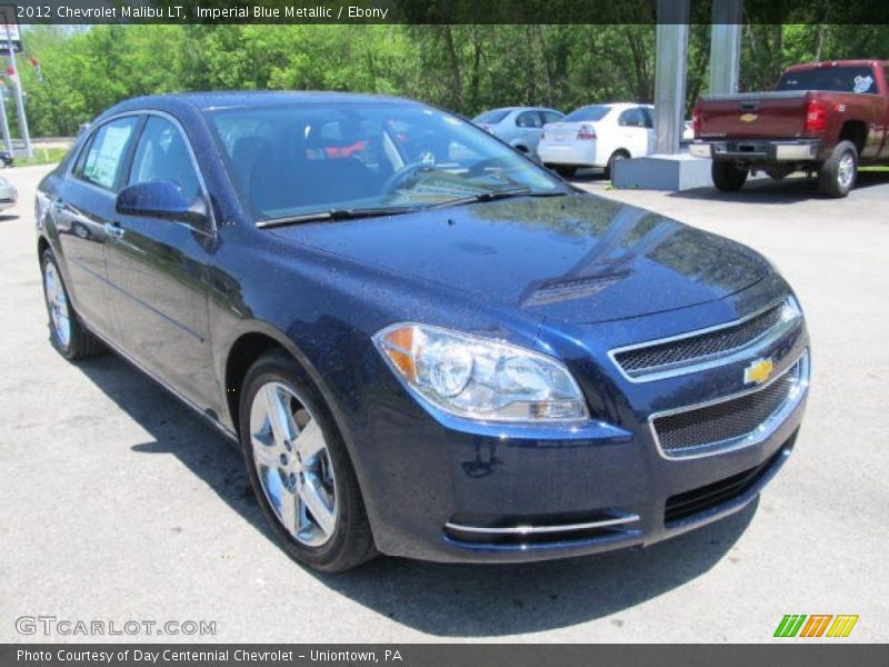 Imperial Blue Metallic / Ebony 2012 Chevrolet Malibu LT