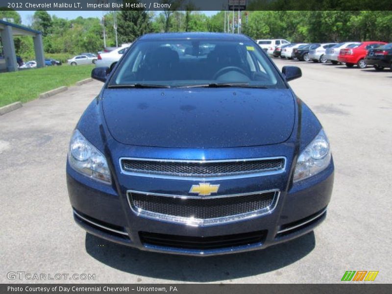 Imperial Blue Metallic / Ebony 2012 Chevrolet Malibu LT