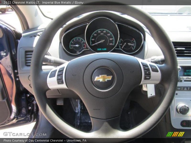 Imperial Blue Metallic / Ebony 2012 Chevrolet Malibu LT