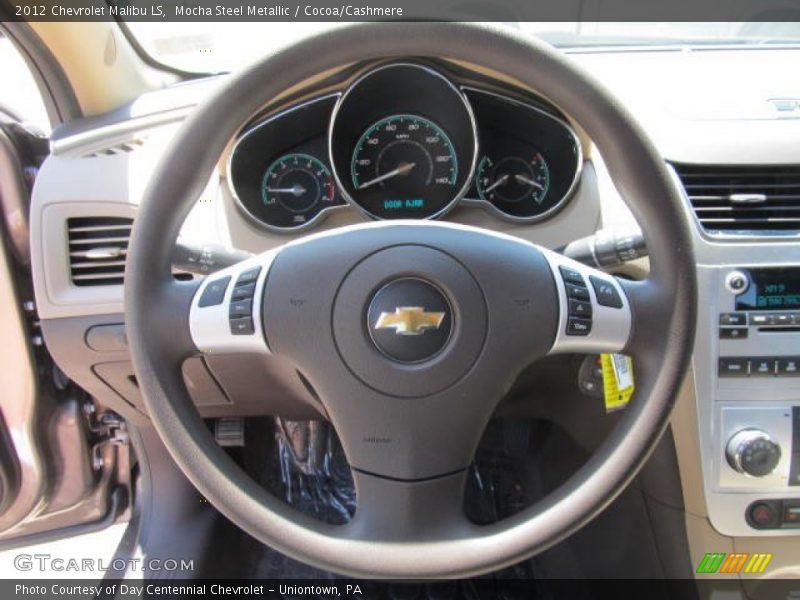 Mocha Steel Metallic / Cocoa/Cashmere 2012 Chevrolet Malibu LS