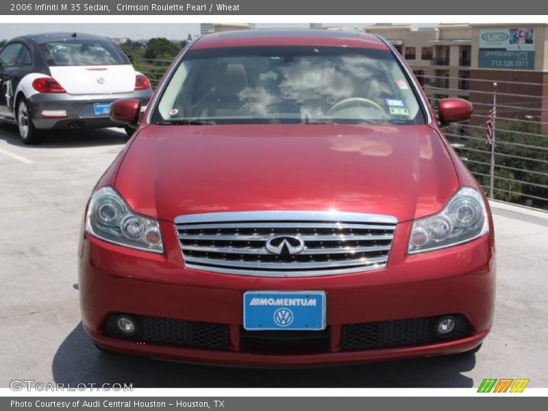 Crimson Roulette Pearl / Wheat 2006 Infiniti M 35 Sedan