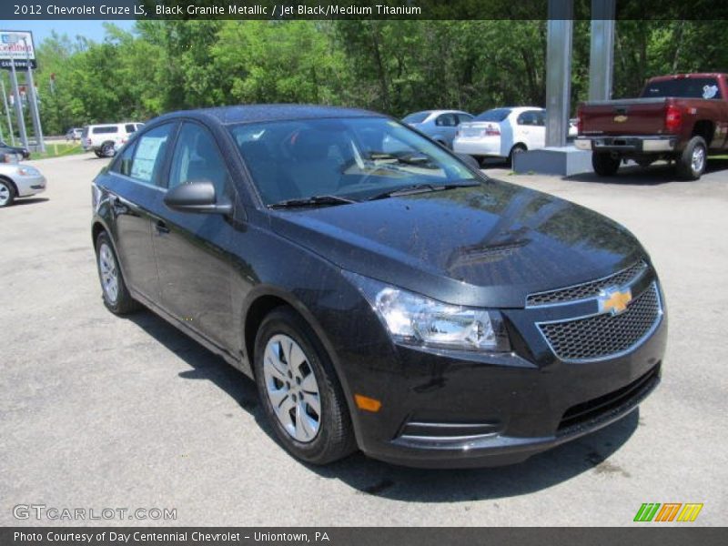 Black Granite Metallic / Jet Black/Medium Titanium 2012 Chevrolet Cruze LS